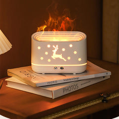Flame Mist Diffuser Lamp