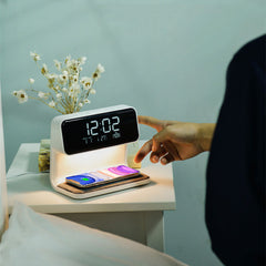 3-in-1 Wireless Charging Bedside Lamp