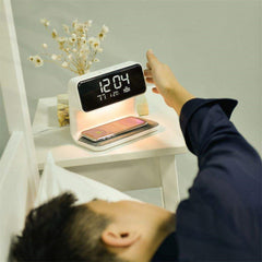 3-in-1 Wireless Charging Bedside Lamp