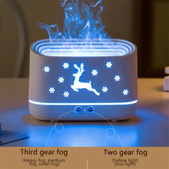 Flame Mist Diffuser Lamp