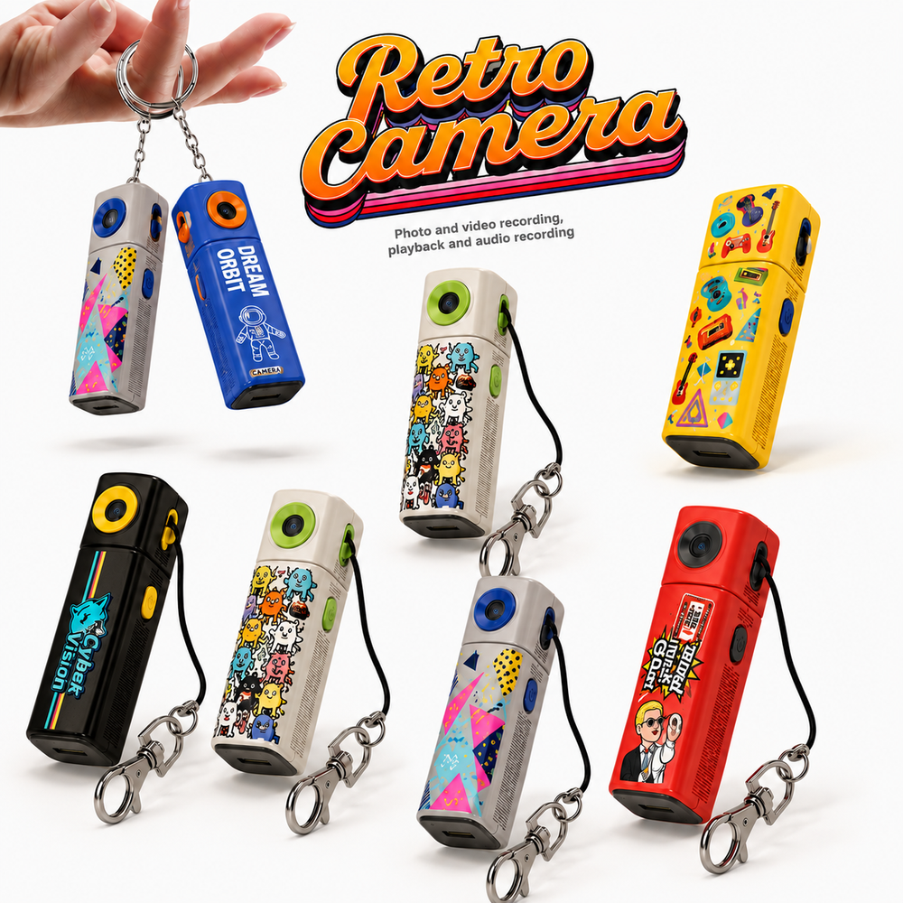 Valse Retro Mini Flip Camera