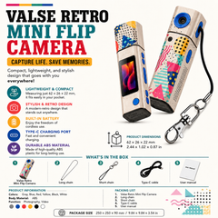 Valse Retro Mini Flip Camera