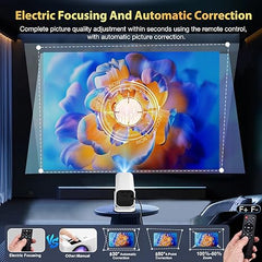 Projector With Wifi And Bluetooth 1080P