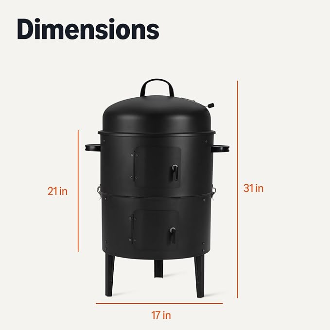 Vertical Charcoal Outdoor Smoker