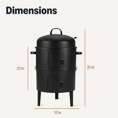 Vertical Charcoal Outdoor Smoker